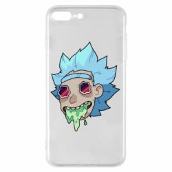 Чехол для iPhone 8 Plus Рик и Морти арт дорисовка - PrintSalon