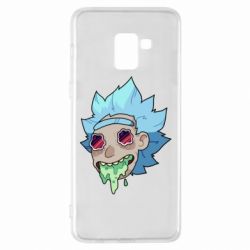 Чехол для Samsung A8+ 2018 Рик и Морти арт дорисовка - PrintSalon
