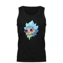 Мужская майка Рик и Морти арт дорисовка - PrintSalon