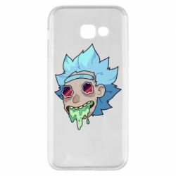 Чехол для Samsung A5 2017 Рик и Морти арт дорисовка