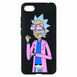 Чехол для Xiaomi Redmi 6A Рик и Морти розовый плащ - PrintSalon