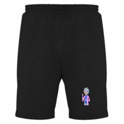 Мужские шорты Рик и Морти розовый плащ - PrintSalon