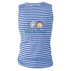 Майка-тельняшка Рик и Морти - PrintSalon