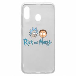 Чехол для Samsung A20 Рик и Морти - PrintSalon