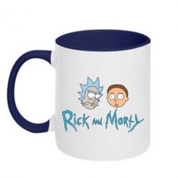 Чашка двухцветная 320ml Рик и Морти - PrintSalon