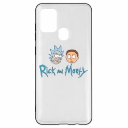 Чехол для Samsung A21s Рик и Морти - PrintSalon