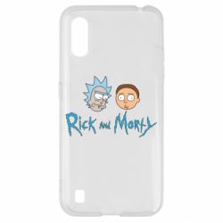 Чехол для Samsung A01/M01 Рик и Морти
