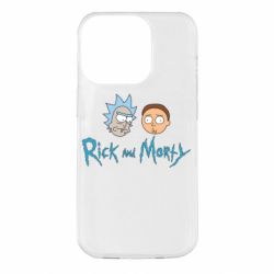 Чехол для iPhone 14 Pro Рик и Морти - PrintSalon