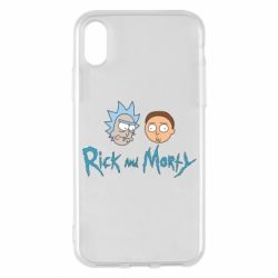 Чехол для iPhone X/Xs Рик и Морти - PrintSalon