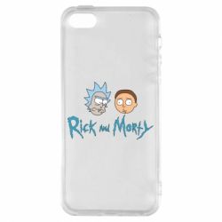 Чехол для iPhone5/5S/SE Рик и Морти - PrintSalon