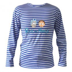 Тельняшка с длинным рукавом Рик и Морти - PrintSalon