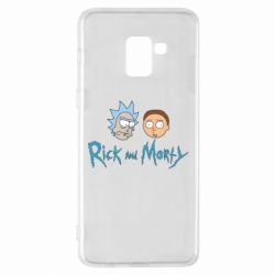 Чехол для Samsung A8+ 2018 Рик и Морти - PrintSalon