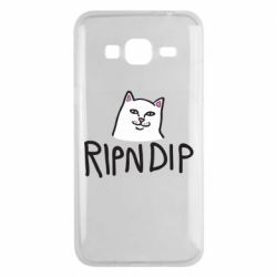 Чехол для Samsung J3 2016 Ripndip and cat - PrintSalon