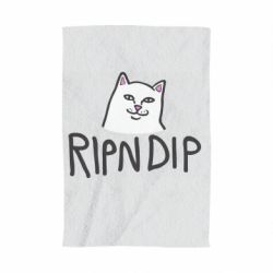 Полотенце с принтом Ripndip and cat - PrintSalon