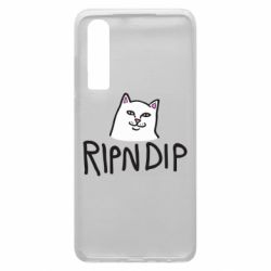 Чехол для Huawei P30 Ripndip and cat - PrintSalon