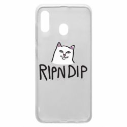 Чехол для Samsung A20 Ripndip and cat - PrintSalon