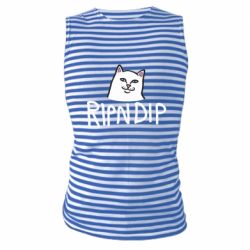 Майка-тельняшка Ripndip and cat - PrintSalon
