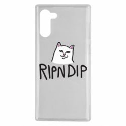 Чехол для Samsung Note 10 Ripndip and cat - PrintSalon