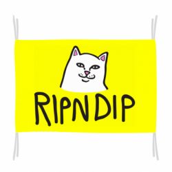 Флаг Ripndip and cat - PrintSalon