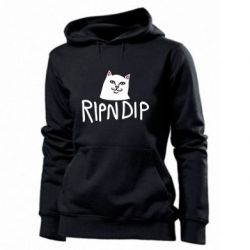 Женское худи Ripndip and cat - PrintSalon