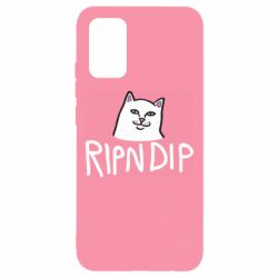 Чехол для Samsung A02s/M02s Ripndip and cat - PrintSalon