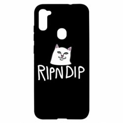Чехол для Samsung A11/M11 Ripndip and cat - PrintSalon