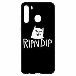 Чехол для Samsung A21 Ripndip and cat