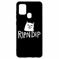 Чехол для Samsung A21s Ripndip and cat - PrintSalon