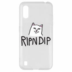 Чехол для Samsung A01/M01 Ripndip and cat
