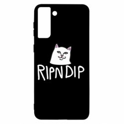 Чехол для Samsung S21+ Ripndip and cat - PrintSalon