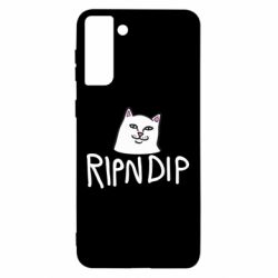 Чехол для Samsung S21 Ultra Ripndip and cat - PrintSalon