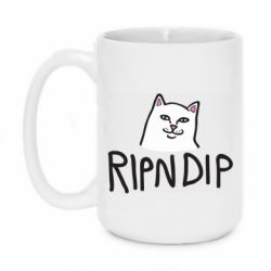 Чашка 420ml Ripndip and cat - PrintSalon