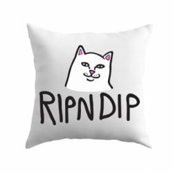 Подушка Ripndip and cat - PrintSalon