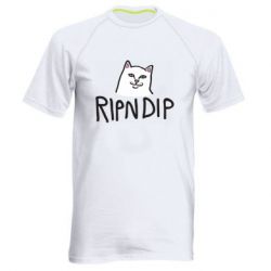 Мужская футболка для спорта Ripndip and cat - PrintSalon
