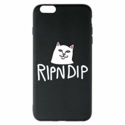 Чехол для iPhone 6 Plus/6S Plus Ripndip and cat - PrintSalon