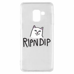 Чехол для Samsung A8 2018 Ripndip and cat - PrintSalon