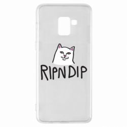 Чехол для Samsung A8+ 2018 Ripndip and cat - PrintSalon