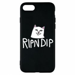 Чехол для iPhone 8 Ripndip and cat - PrintSalon