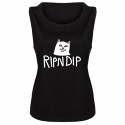 Женская майка Ripndip and cat - PrintSalon