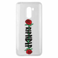 Чехол для Xiaomi Pocophone F1 RipnDip rose - PrintSalon