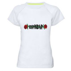 Женская футболка для спорта RipnDip rose - PrintSalon