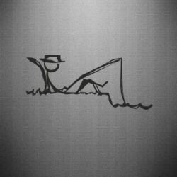 Наклейка Рисунок Рыбалка