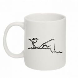 Чашка 320ml Рисунок Рыбалка