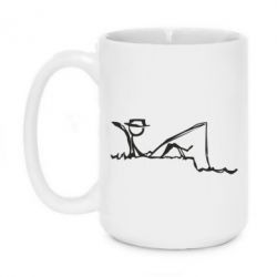 Чашка 420ml Рисунок Рыбалка - PrintSalon