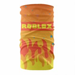 Бандана Roblox and fire background - PrintSalon
