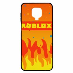 Чехол для Xiaomi Redmi Note 9S/9Pro/9Pro Max Roblox and fire background