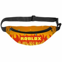 3D-сумки на пояс Roblox and fire background - PrintSalon