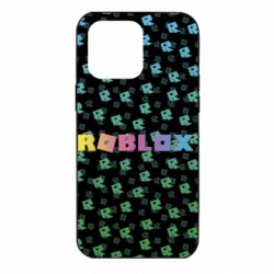 Чехол для iPhone 14 Pro Max Roblox And Logo 3D - PrintSalon
