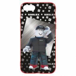 Чохол для iPhone SE 2022 Roblox And Metal Logo - PrintSalon