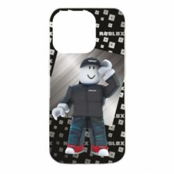 Чохол для iPhone 14 Pro Roblox And Metal Logo